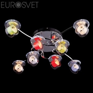 ЛЮСТРА ГАЛОГЕННАЯ ХРОМ/БЕЛЫЙ