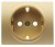 Обрамление розетки 2к+з. золото мат. IRIS BJC (Испания)